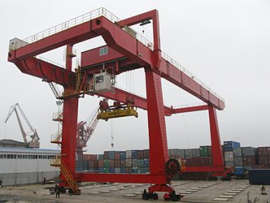 50 ton MobilePortal dvigubai Girder konteinerio Ožinių kranų kaina